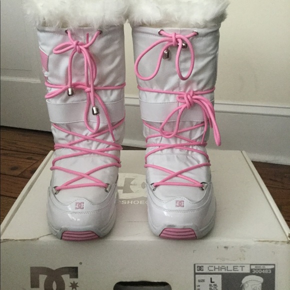 dc snow boots pink
